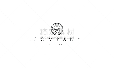 品牌名称,图像,山,矢量,抽象,平衡折角灯,地形,环境,简单,雪