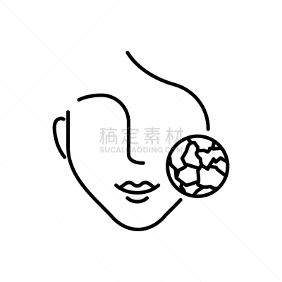 干的,皮肤,计算机图标,发型,成一排