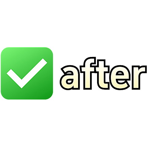 前后对比beforeafter常用测评圈勾叉爆款标签文字