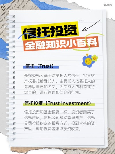 金融信托投资知识科普文艺手帐风小红书配图