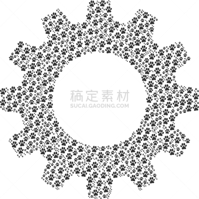 脚印,爪子,计算机图标,脉搏图,多样,野生动物,技术,狗,动物,构图