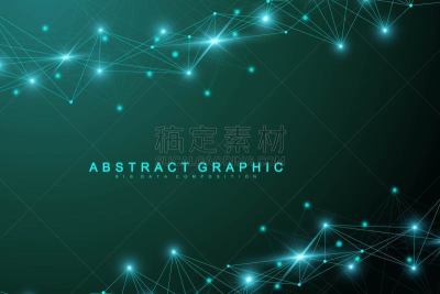 技术,绘画插图,透视图,成一排,斑点,矢量,抽象,大数据,联系,分析