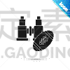 美国人,双筒望远镜,黑色,计算机图标,足球,橄榄球,运动,技术,设备用品,监视