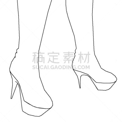 女人,轮廓,足,靴子,腿,鞋具,鞋子,现代,自然美,细高跟鞋