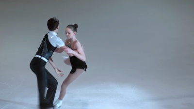 SLO MO花样滑冰双人表演