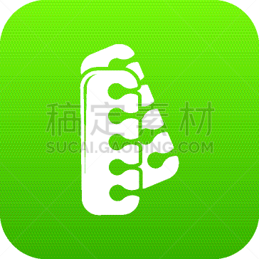 指甲,绿色,图标,动物足,园艺器具,白色,分离着色,清漆,闪亮的