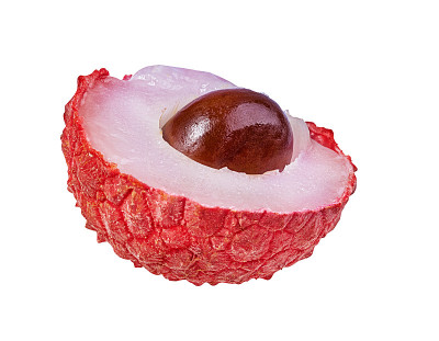 荔枝孤立在白色上