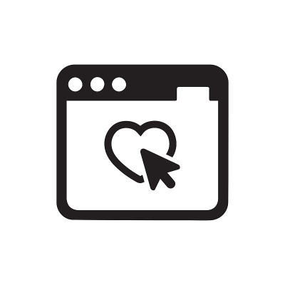 Online donation icon