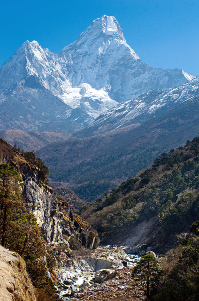 但达布拉姆马西夫，尼泊尔喜马拉雅山