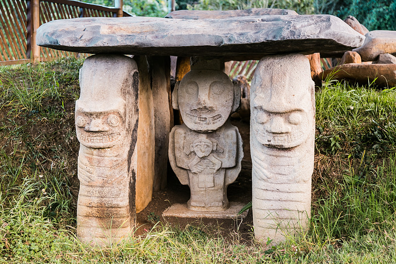 圣奥古斯丁神像，哥伦比亚，南美洲，印卡文明