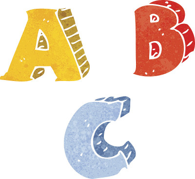 卡通ABC字母