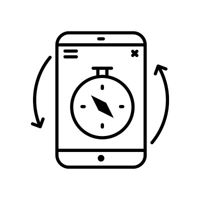 移动Gps矢量图标