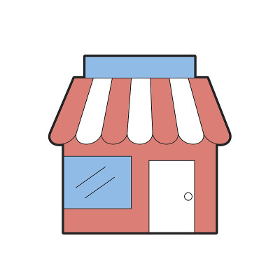 市场商店购买不同的产品