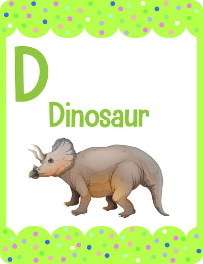 字母D代表恐龙