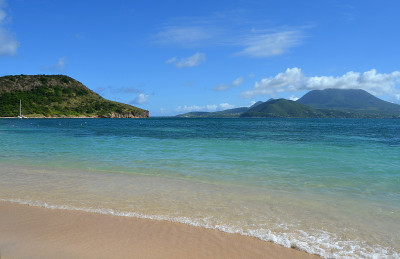 圣基茨岛的海滩