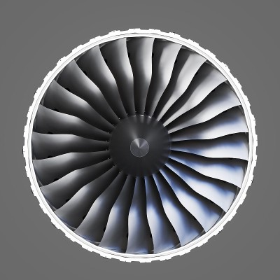喷气发动机3d渲染