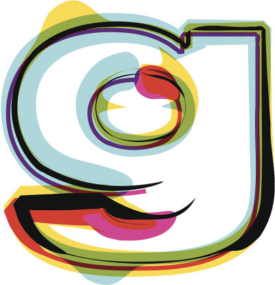 彩色字体g
