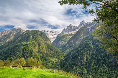 索里奥的夏末初秋(Graubünden，瑞士)