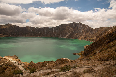 厄瓜多尔的基洛托阿火山