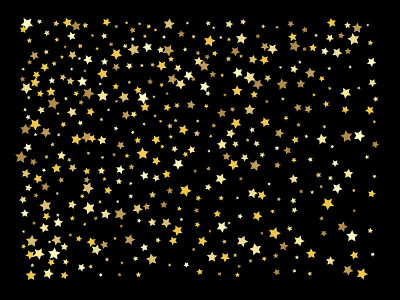 矢量背景与金色的星星