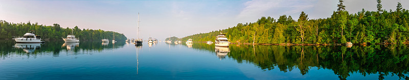 后海湾全景