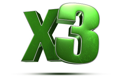 X3 3 d。