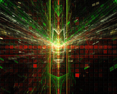 抽象数字分形，幻想设计