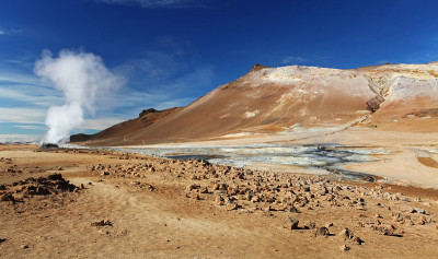 冰岛，火山景观Namafjall