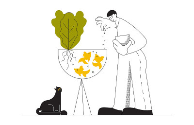 绿色植物的家庭水培系统