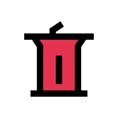 讲台上