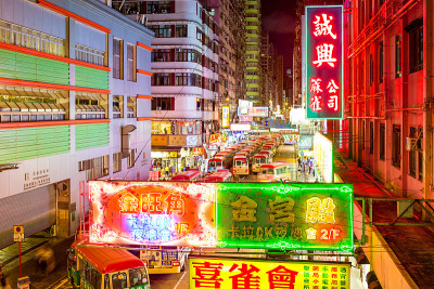 香港的夜晚