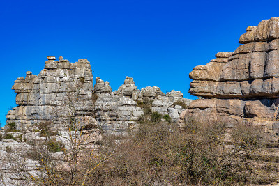 El Torcal de Antequera, Andalusia, Spain，在Antequer