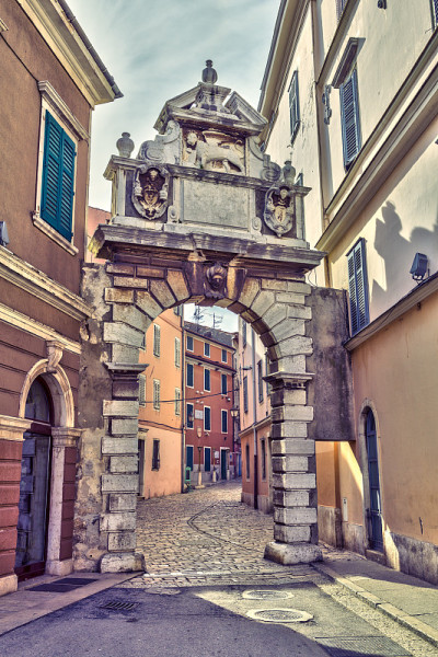 Baroque Balbi's arch, Rovinj