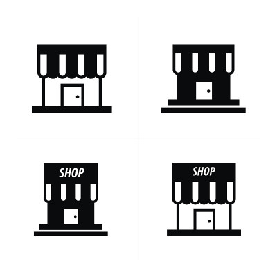 商店和商店图标