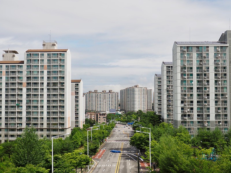 公寓在韩国清州市