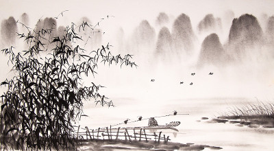 中国传统水墨画