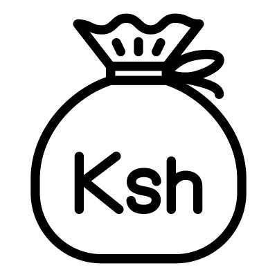 先令现金袋矢量插图。可编辑的斯托克城。