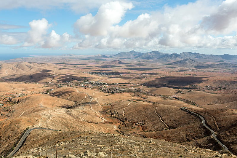 从Mirador Morro Velosa拍摄的富埃特文图拉全景，