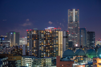 夜景的Minato Mirai