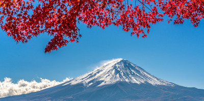 富士山秋色，日本