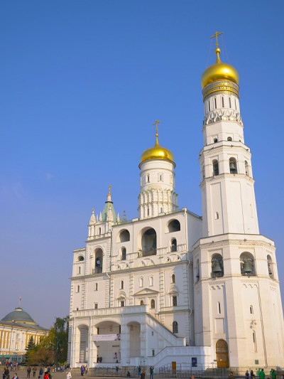 俄罗斯莫斯科克里姆林宫著名的旅游景点建筑教堂