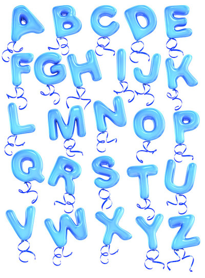 气球字体