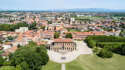 Villa Bagatti Valsecchi，别墅，鸟瞰图，18世纪，意大利别墅，Varedo, 