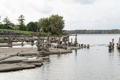 2017 Inukshuks在Remics Rapids