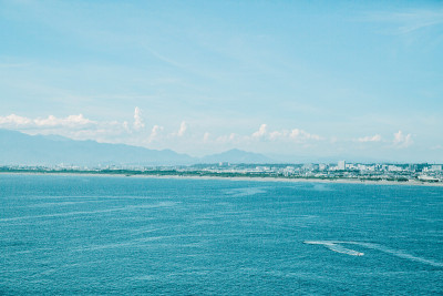 来自Enoshima美丽的海景。