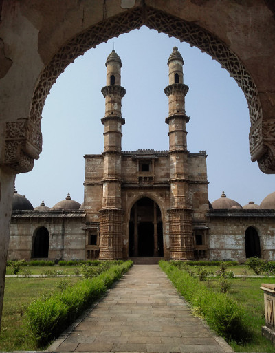 来自印度古吉拉特邦pavagadh champaner的贾米清真寺