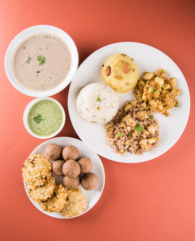 印度的禁食食谱，mahashivratri食品，navratri食品，vrat食品