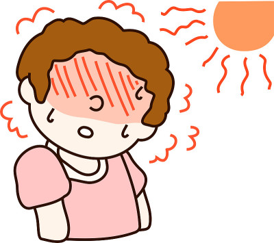 夏日中暑母亲