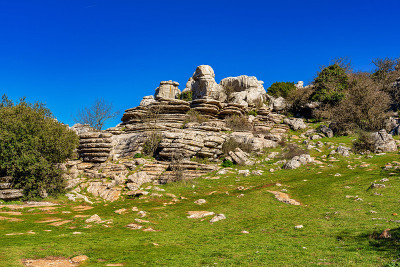 El Torcal de Antequera, Andalusia, Spain，在Antequer