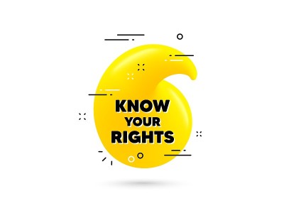 了解你的正确信息。示威抗议报价。向量
